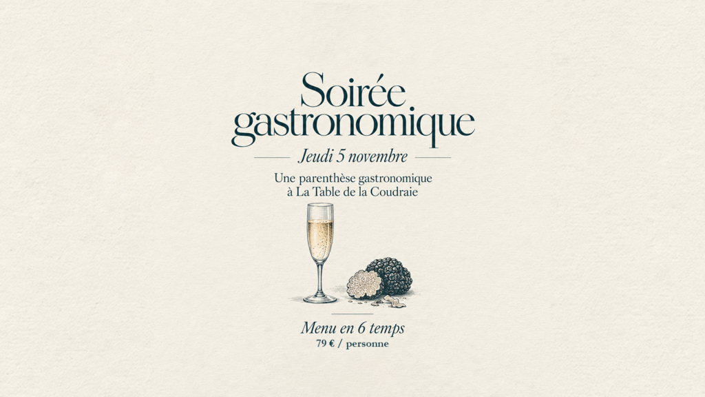Soirée gastronomique, une parenthèse en 6 temps - 5 novembre