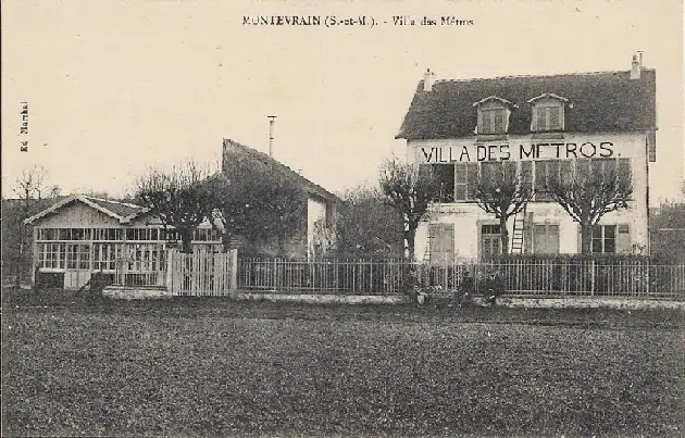 Villa du métro - photo historique