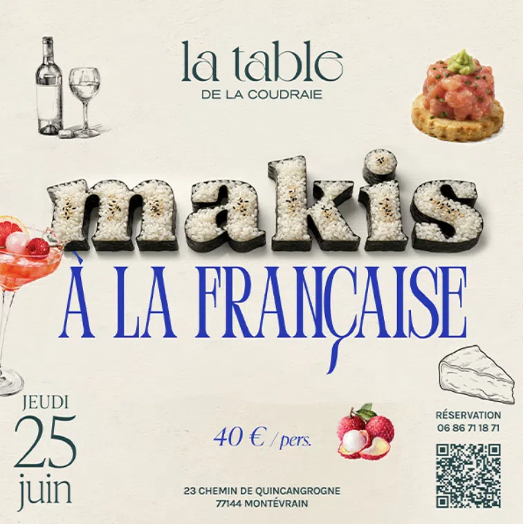 Soirée Makis à la française - 25 juin